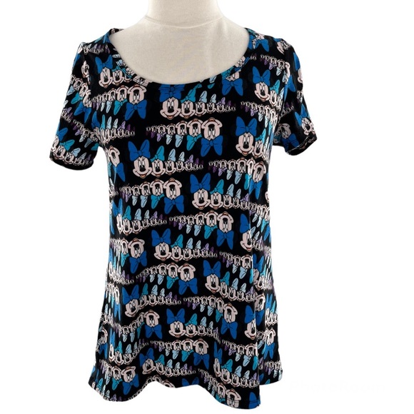 LuLaRoe Tops - LulaRoe Minnie Mouse Top T-Shirt Classic T Disney Small